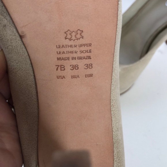 Aldo Tan Peep Toe Heels - Picture 5 of 5